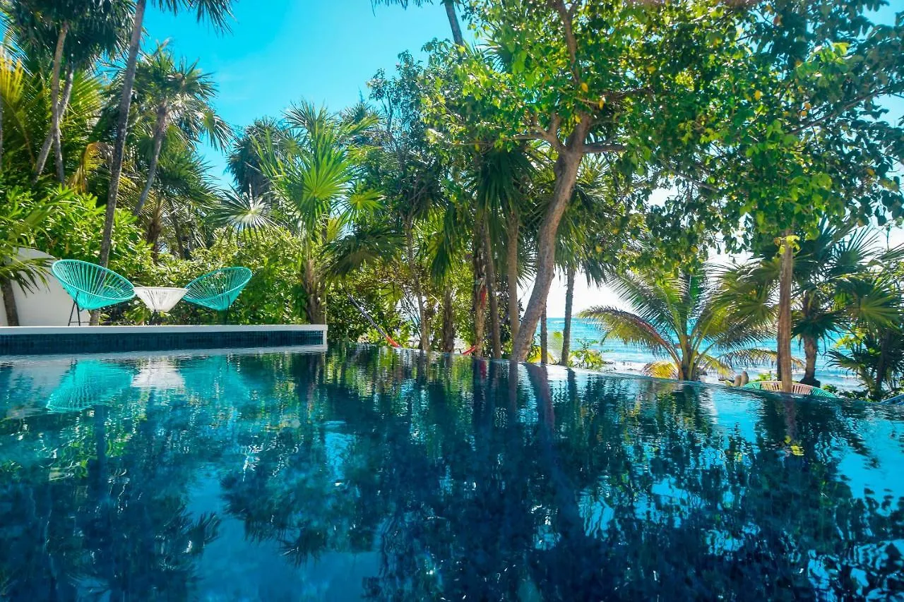La Maison Manati, Beachfront, Infinity Pool, Cooking Service Included Otel Tulum
