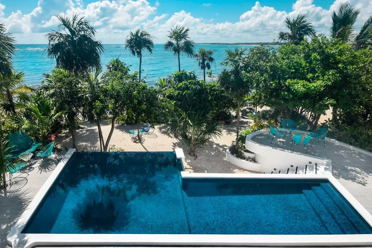 La Maison Manati, Beachfront, Infinity Pool, Cooking Service Included Otel Tulum Meksika